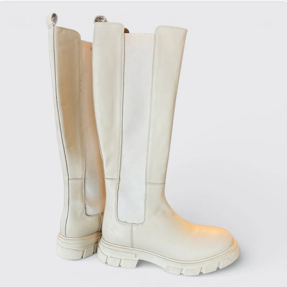 SUMMUM Woman Genuine Leather Knee-High Boots | Chic Minimalist Designer Boot